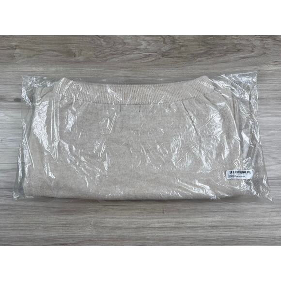 PrettyLittleThing Tall Oatmeal Melange Soft Knit Maxi Skirt - Oatmeal, Size‎ 8 - Picture 8 of 9